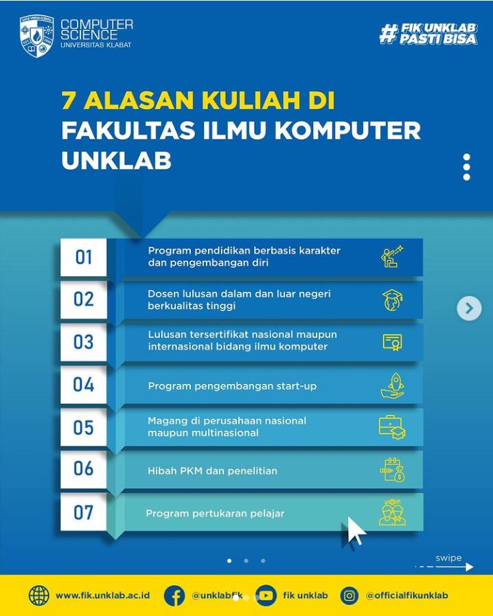 7 Alasan Kenapa Memilih FIK UNKLAB