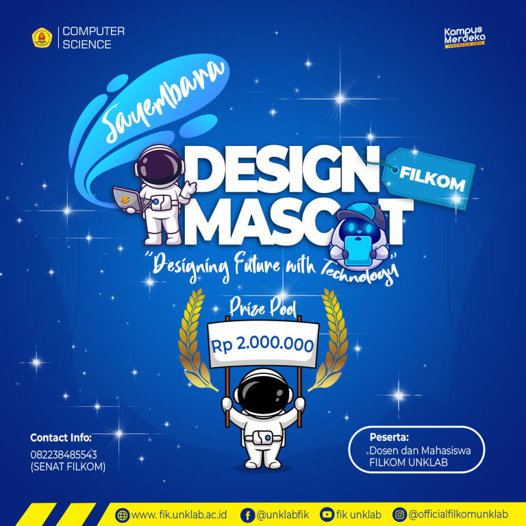 FILKOM UNKLAB MENGADAKAN SAYEMBARA UNTUK DESIGN MASCOT 