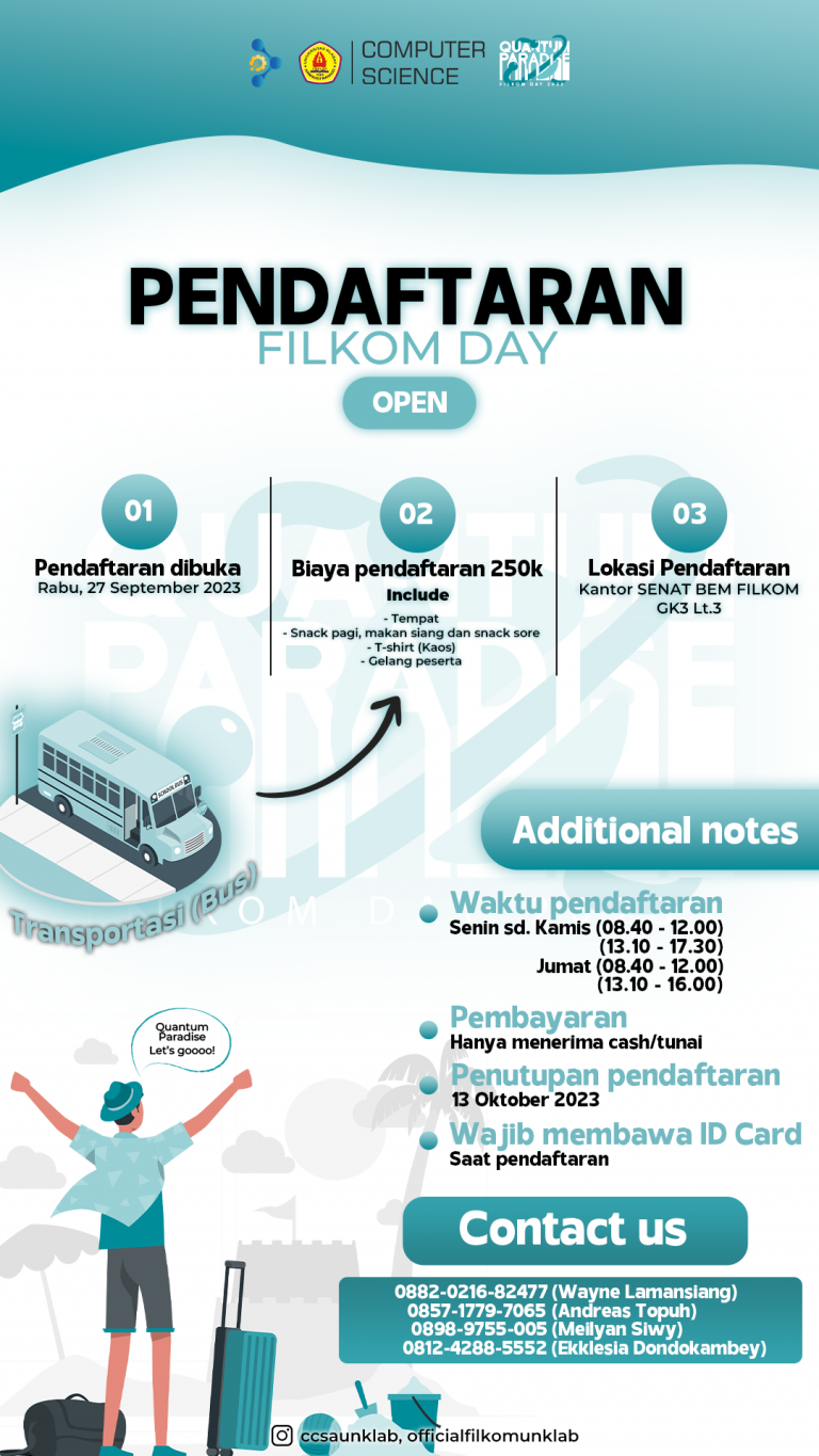 PENDAFTARAN FILKOM DAY 2023 T.A 2023/2024